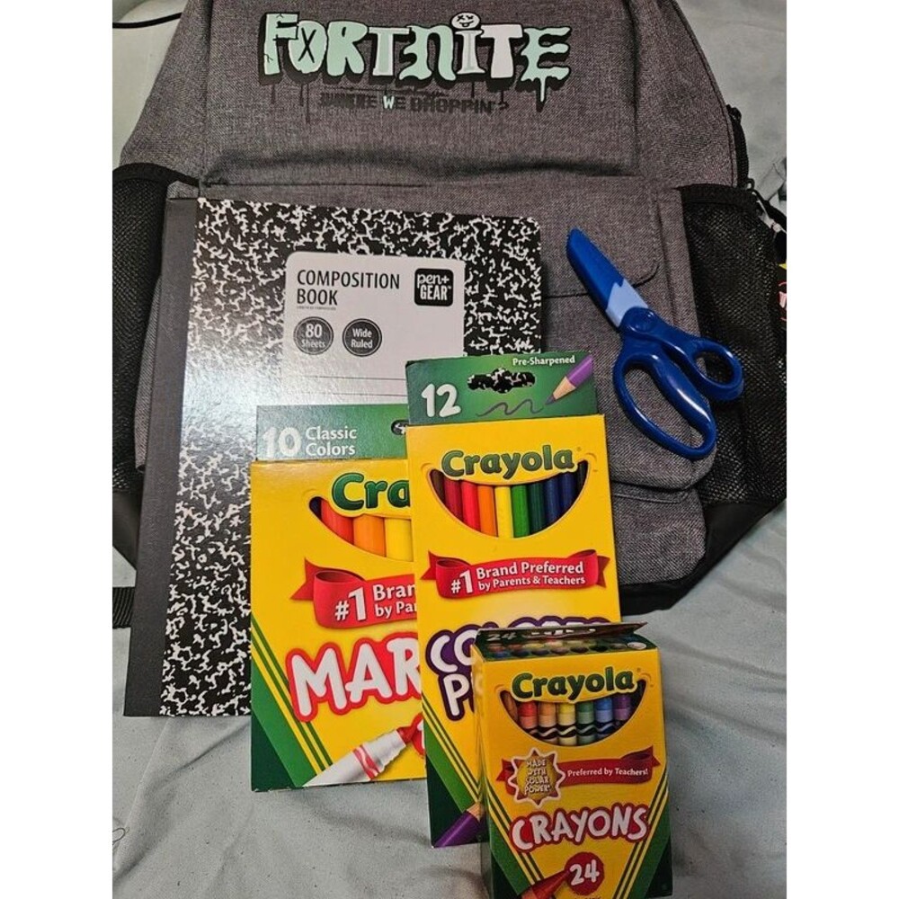 Fornite 18" Backpack with Goodies! Brand New!